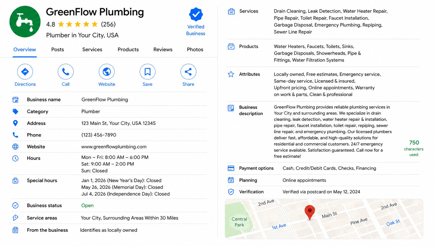How to fully complete and verify your Google Business Profile for higher Maps rankings