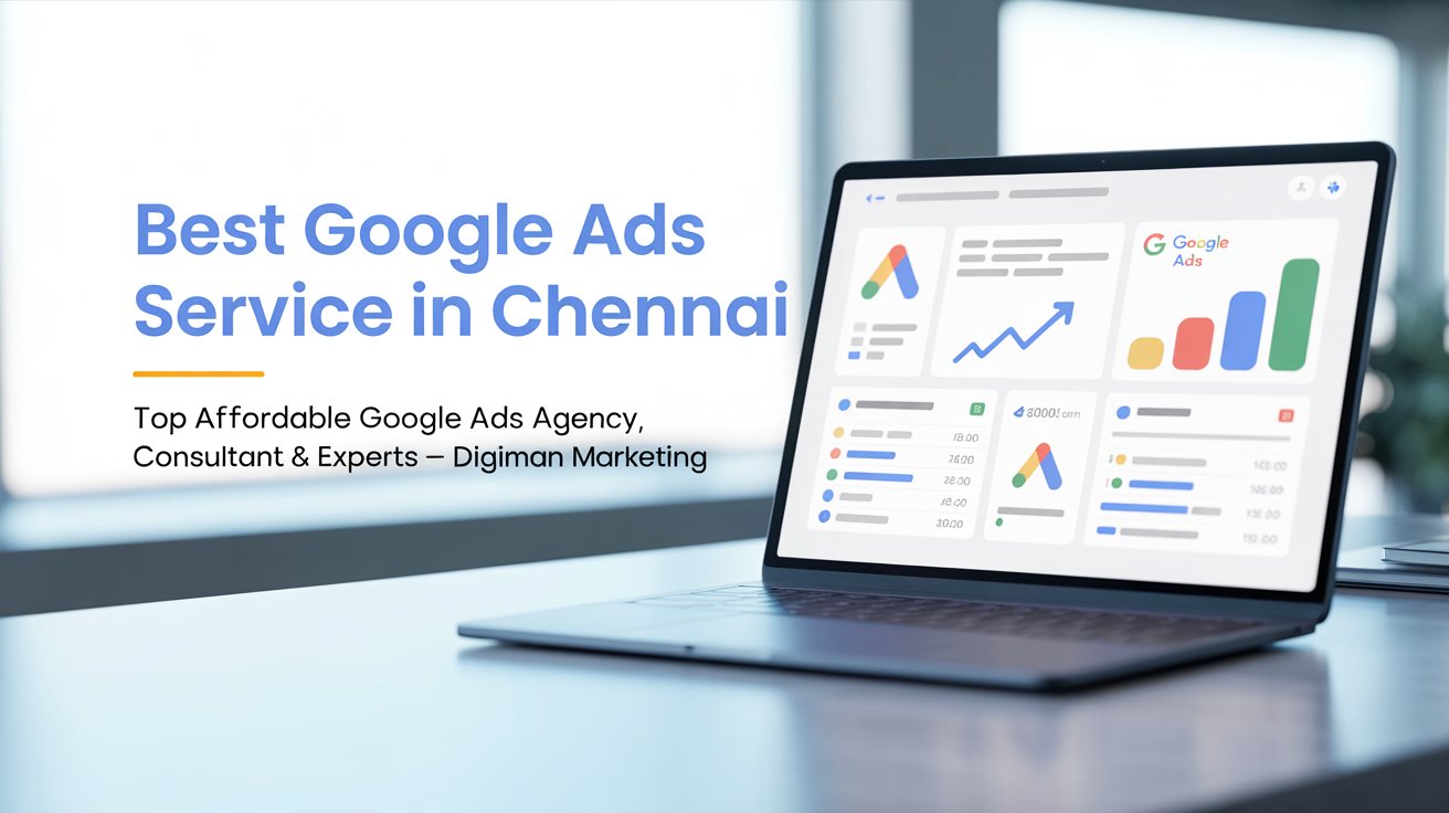 Best Google Ads service in Chennai by Digiman Marketing – affordable Google Ads agency, consultant and PPC experts