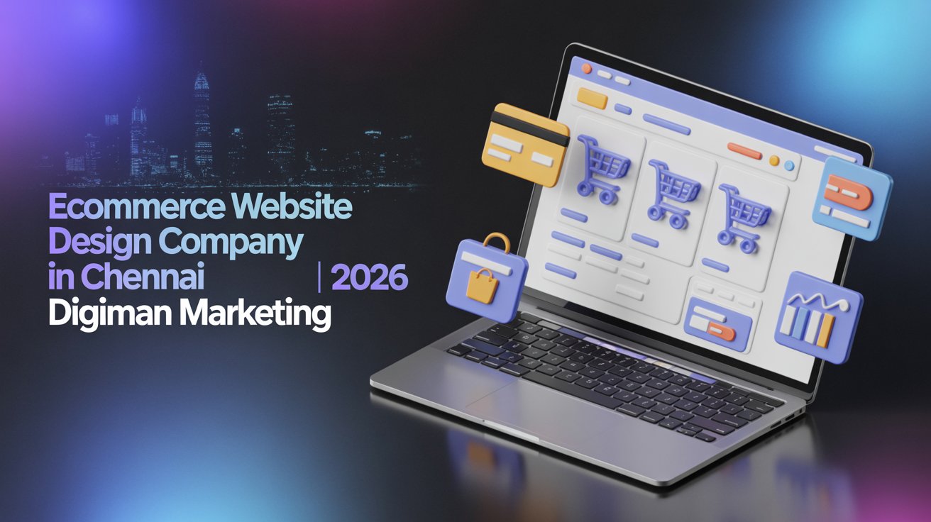 Ecommerce website design company in Chennai 2026 – Digiman Marketing custom online store development